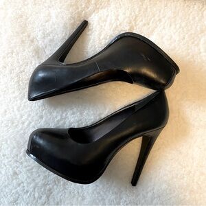 Simply Vera Vera Wang black platform heels size 7